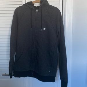 Black Billabong Zip-Sweatshirt